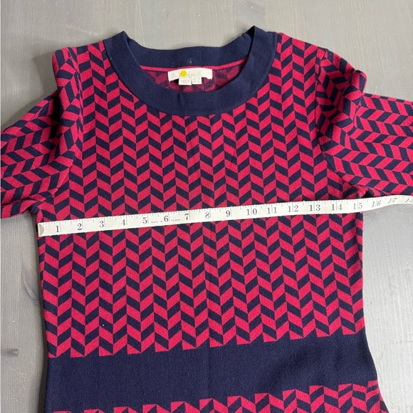 Boden Phoebe Knitted Dress with a herringbone pattern - Picture 7 of 9